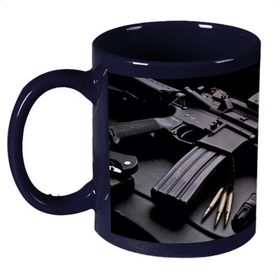 68% OFF on Amy Machine Gun Bullet Dark Blue Ceramic Mug 330 ml 68% OFF on Amy Machine Gun Bullet Dark Blue Ceramic Mug 330 ml