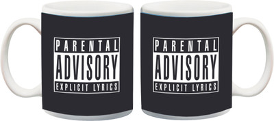 50% OFF on Posterboy Parental Advisory Ceramic Mug 350 ml