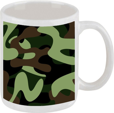 28% OFF on Ellicon E163 Army Design Ceramic Mug 325 ml 28% OFF on Ellicon E163 Army Design Ceramic Mug 325 ml
