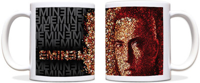 69% OFF on ShopMantra Eminem Lovers Black Ceramic Mug 300 ml