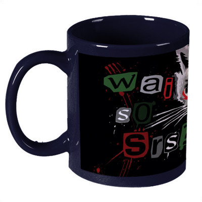 56% OFF on Amy Wild Cat Dark Blue Ceramic Mug 330 ml 56% OFF on Amy Wild Cat Dark Blue Ceramic Mug 330 ml