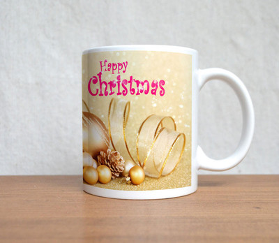 60% OFF on StyBuzz Christmas Gifts Golden Christmas Ceramic Mug 300 ml 60% OFF on StyBuzz Christmas Gifts Golden Christmas Ceramic Mug 300 ml