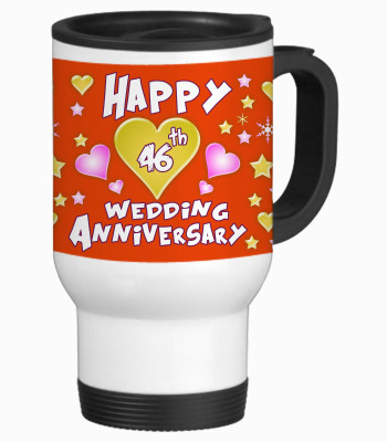 52% OFF on SajawatHomes 46th Happy Anniversary White Travel Stainless Steel Mug 600 ml 52% OFF on SajawatHomes 46th Happy Anniversary White Travel Stainless Steel Mug 600 ml