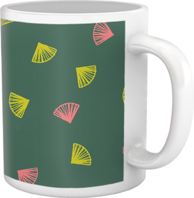 50% OFF on Tiedribbons Shy Shine_Geometric Multicolor_ Fly High Pattern Ceramic Mug 325 ml