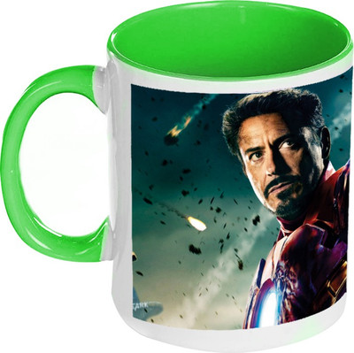 58% OFF on AMY Iron Man Closeup Inside Green Coffee Ceramic Mug 325 ml 58% OFF on AMY Iron Man Closeup Inside Green Coffee Ceramic Mug 325 ml