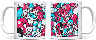 60% OFF on ShopMantra Doodle Monster Black Ceramic Mug 300 ml 60% OFF on ShopMantra Doodle Monster Black Ceramic Mug 300 ml