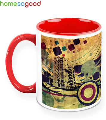 33% OFF on HomeSoGood Heritage On The Roadside Ceramic Mug 325 ml 33% OFF on HomeSoGood Heritage On The Roadside Ceramic Mug 325 ml