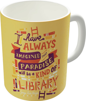 50% OFF on The Fappy Store Library Ceramic Mug 300 ml