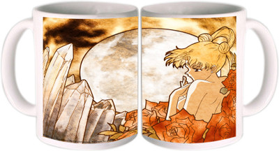 25% OFF on Shopkeeda Salior Moon Ceramic Mug 350 ml