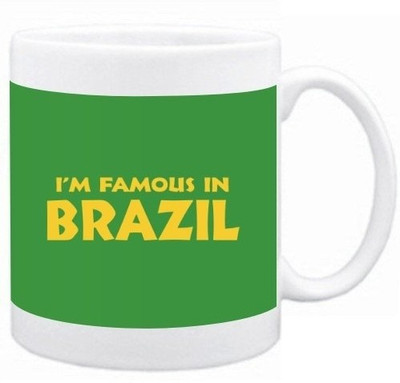 40% OFF on Teeskart Famous In Brazil Porcelain Mug 300 ml