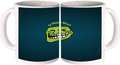 25% OFF on Shopkeeda U Mad Bro Troll Face Ceramic Mug 350 ml 25% OFF on Shopkeeda U Mad Bro Troll Face Ceramic Mug 350 ml