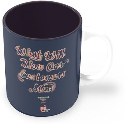 50% OFF on Thinkpot What Will Blow Our Customers Mind - Aaron Levie Ceramic Mug 325 ml 50% OFF on Thinkpot What Will Blow Our Customers Mind - Aaron Levie Ceramic Mug 325 ml