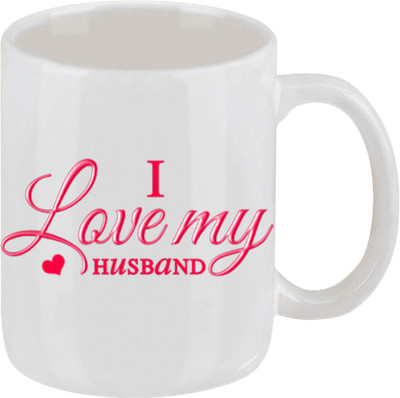 16% OFF on Ellicon I Love Husband Ceramic Mug
