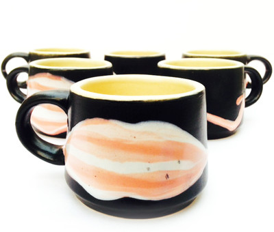 50% OFF on Jocular J1687 Ceramic Mug Pack of 6