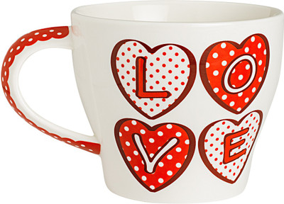 33% OFF on The English Mug Co. COSMIC -Love Ceramic Mug 414 ml