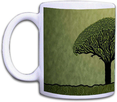 55% OFF on Shopmillions Tree Digital Art Ceramic Mug