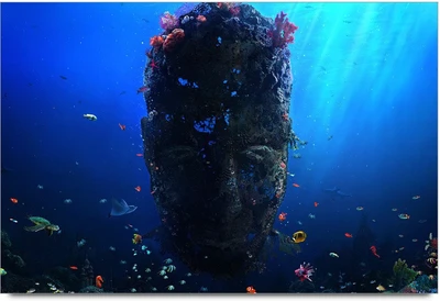 34% OFF on Water Tree On Human Art Paper Print