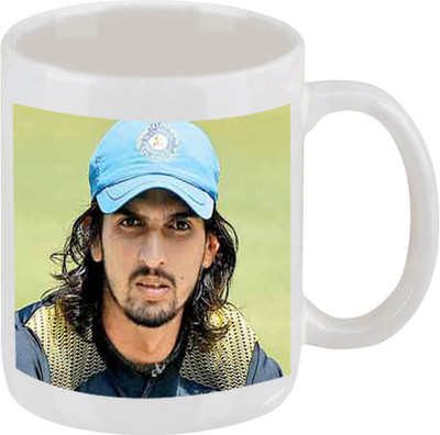 28% OFF on Ellicon C161 Ishant Sharma Coffee Ceramic Mug 325 ml