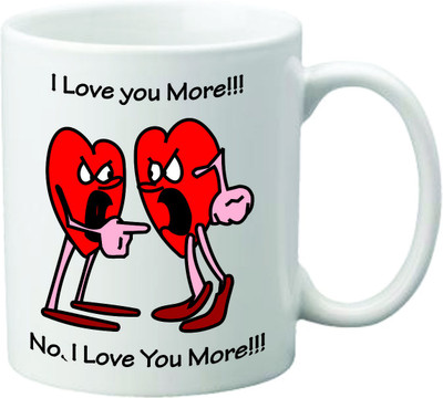 72% OFF on Mugwala Valentine Ceramic Mug 330 ml 72% OFF on Mugwala Valentine Ceramic Mug 330 ml