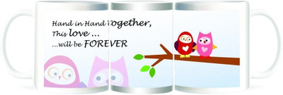 29% OFF on Refeel Gifts Hand in Hand Together: This Love Will Be forever Ceramic Mug 325 ml 29% OFF on Refeel Gifts Hand in Hand Together: This Love Will Be forever Ceramic Mug 325 ml
