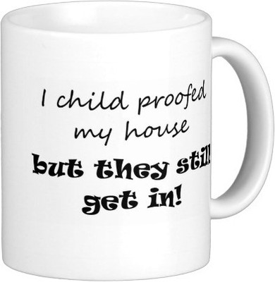 25% OFF on Exoctic Silver What The F A002 Ceramic Mug 350 ml