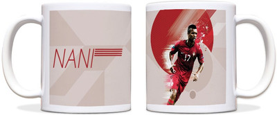 60% OFF on ShopMantra Nani Footballer Black Ceramic Mug 300 ml
