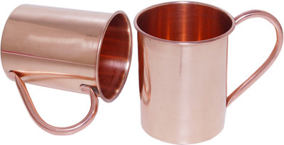 27% OFF on Design Hut 45004533 Copper Mug 150 ml, Pack of 2