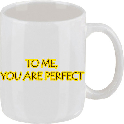 16% OFF on Ellicon 89 To Me U R Perfect Ceramic Mug