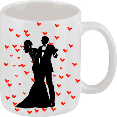28% OFF on Ellicon 23 Love Couple40 Ceramic Mug