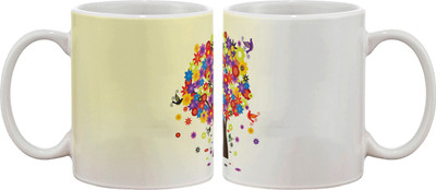 15% OFF on Artifa Blooming Tree Porcelain, Ceramic Mug 350 ml 15% OFF on Artifa Blooming Tree Porcelain, Ceramic Mug 350 ml