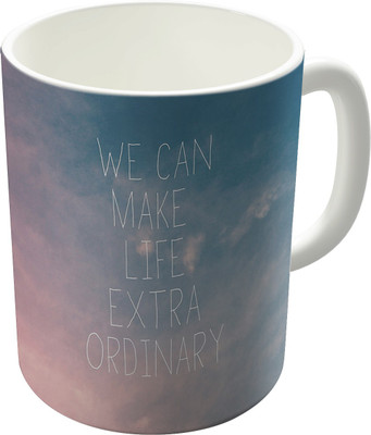 80% OFF on The Fappy Store Extraodinary Life Ceramic Mug 300 ml