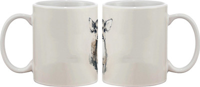 Artifa Deer Art Porcelain, Ceramic Mug 350 ml