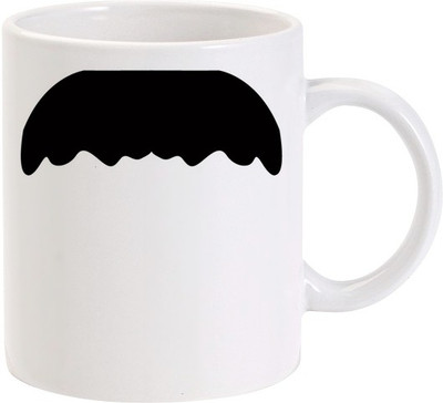 50% OFF on Lolprint Moustache for you Ceramic Mug 325 ml
