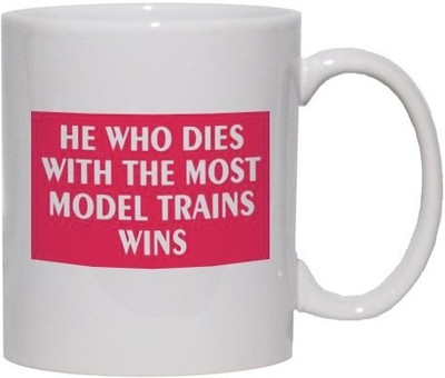 40% OFF on Teeskart He Who Dies Porcelain Mug 300 ml