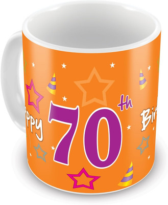 10% OFF on Everyday Gifts 70th Happy Birthday Ceramic Mug 10% OFF on Everyday Gifts 70th Happy Birthday Ceramic Mug