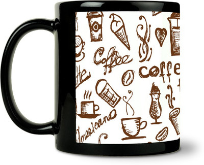 54% OFF on ShopMantra Coffee Time Typographic Design Ceramic Mug 300 ml
