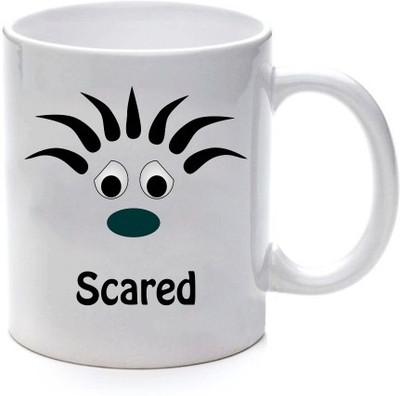 45% OFF on Printland Scared Emotion Ceramic Mug 350 ml 45% OFF on Printland Scared Emotion Ceramic Mug 350 ml