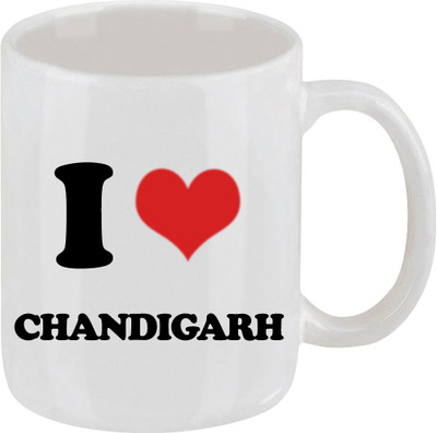28% OFF on Ellicon D47 I Love Chandigarh Ceramic Mug 325 ml 28% OFF on Ellicon D47 I Love Chandigarh Ceramic Mug 325 ml