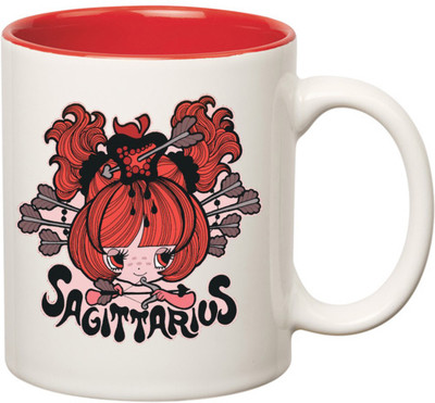 57% OFF on Orkize Sagittariusinsidecolour Ceramic Mug 350 ml 57% OFF on Orkize Sagittariusinsidecolour Ceramic Mug 350 ml