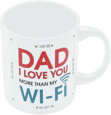 7% OFF on PosterGuy I Love You Dad Round Ceramic Mug 280 ml 7% OFF on PosterGuy I Love You Dad Round Ceramic Mug 280 ml