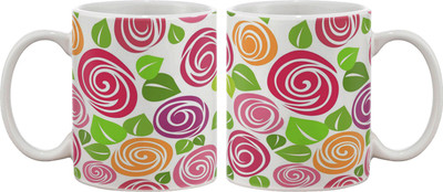 Artifa Colourful Abstract Porcelain, Ceramic Mug 350 ml