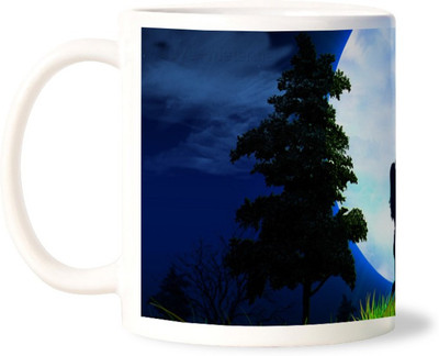 50% OFF on Lovely Collection Blue Moon Love Ceramic Mug