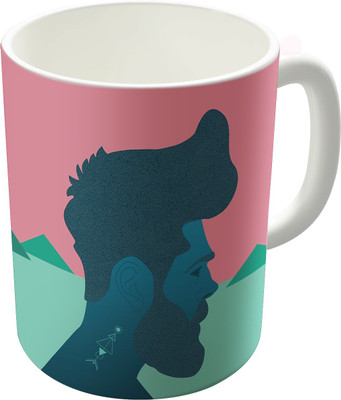 80% OFF on The Fappy Store Cave Man Ceramic Mug 300 ml