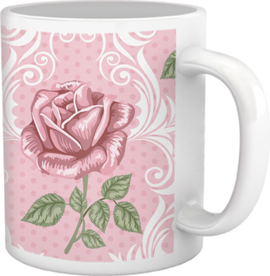 50% OFF on Tiedribbons Kinda Sexy_Modern Geometric_Steamy Abstract Blue Pattern Ceramic Mug 325 ml