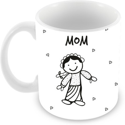 26% OFF on Everyday Gifts Notty Dotty Quote Gift for Mom Ceramic Mug 325 ml