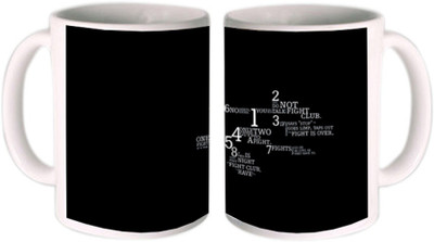 25% OFF on Shopkeeda Fight Club Rule Ceramic Mug 350 ml