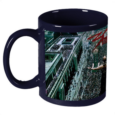 68% OFF on Amy Rise Of An Empire State Dark Blue Ceramic Mug 330 ml