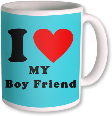 64% OFF on Photogiftsindia I Love Boyfriend Colored Ceramic Mug 350 g