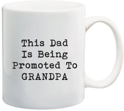 40% OFF on Teeskart Dad To Grandpa Porcelain Mug 300 ml 40% OFF on Teeskart Dad To Grandpa Porcelain Mug 300 ml