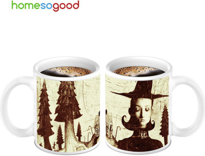 45% OFF on Homesogood Awesome Old Fashion Girl Coffee Ceramic Mug 280 ml, Pack of 2 45% OFF on Homesogood Awesome Old Fashion Girl Coffee Ceramic Mug 280 ml, Pack of 2